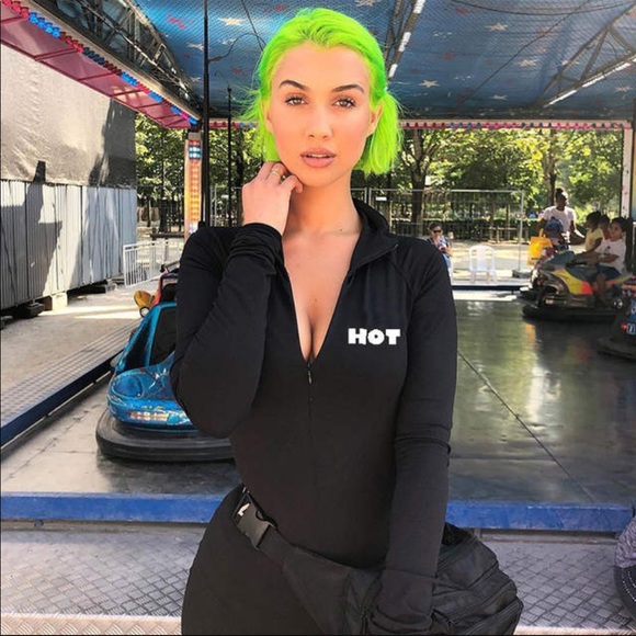 ZIP BODYCON DRESS - Picture 2 of 3